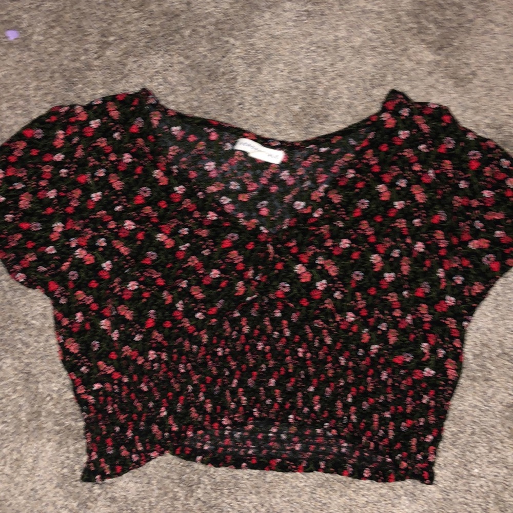 Floral crop top